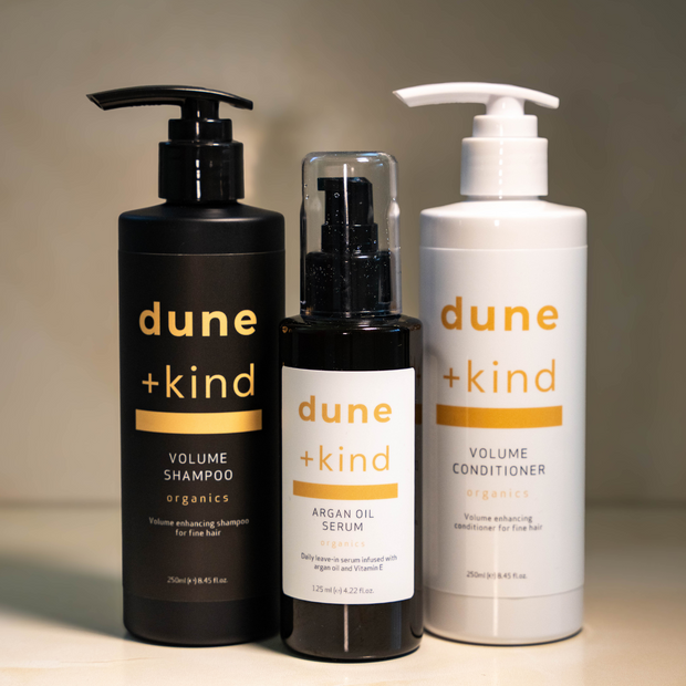 TRIO BUNDLE VOLUME LIFT, HYDRATE & SHINE - Dune+Kind